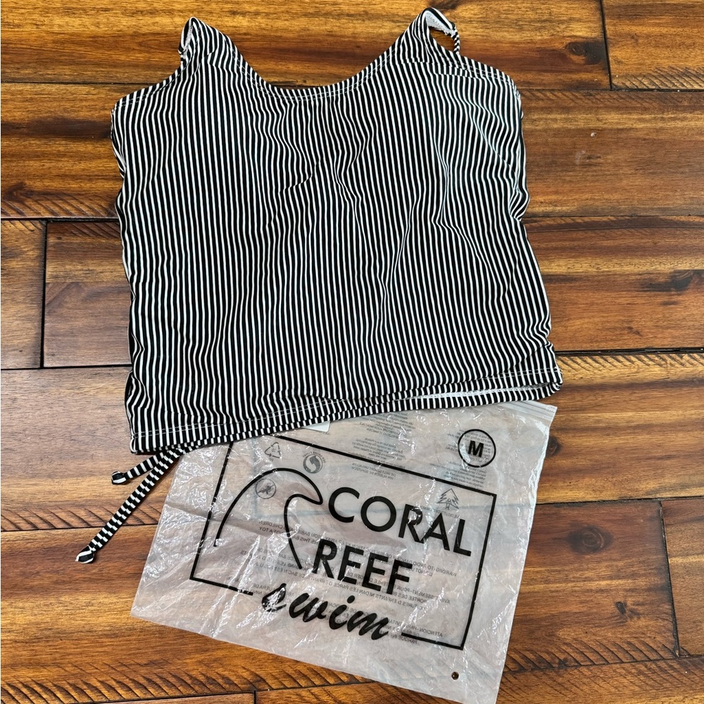 Coral Reef Swim Striped Swim Top